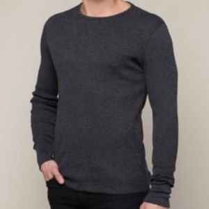 Rogue side stripe ribbed pullover